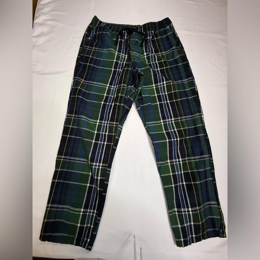 Vans Mens Plaid Range Elastic Waist Pants Loose Tapered Skate Streetwear